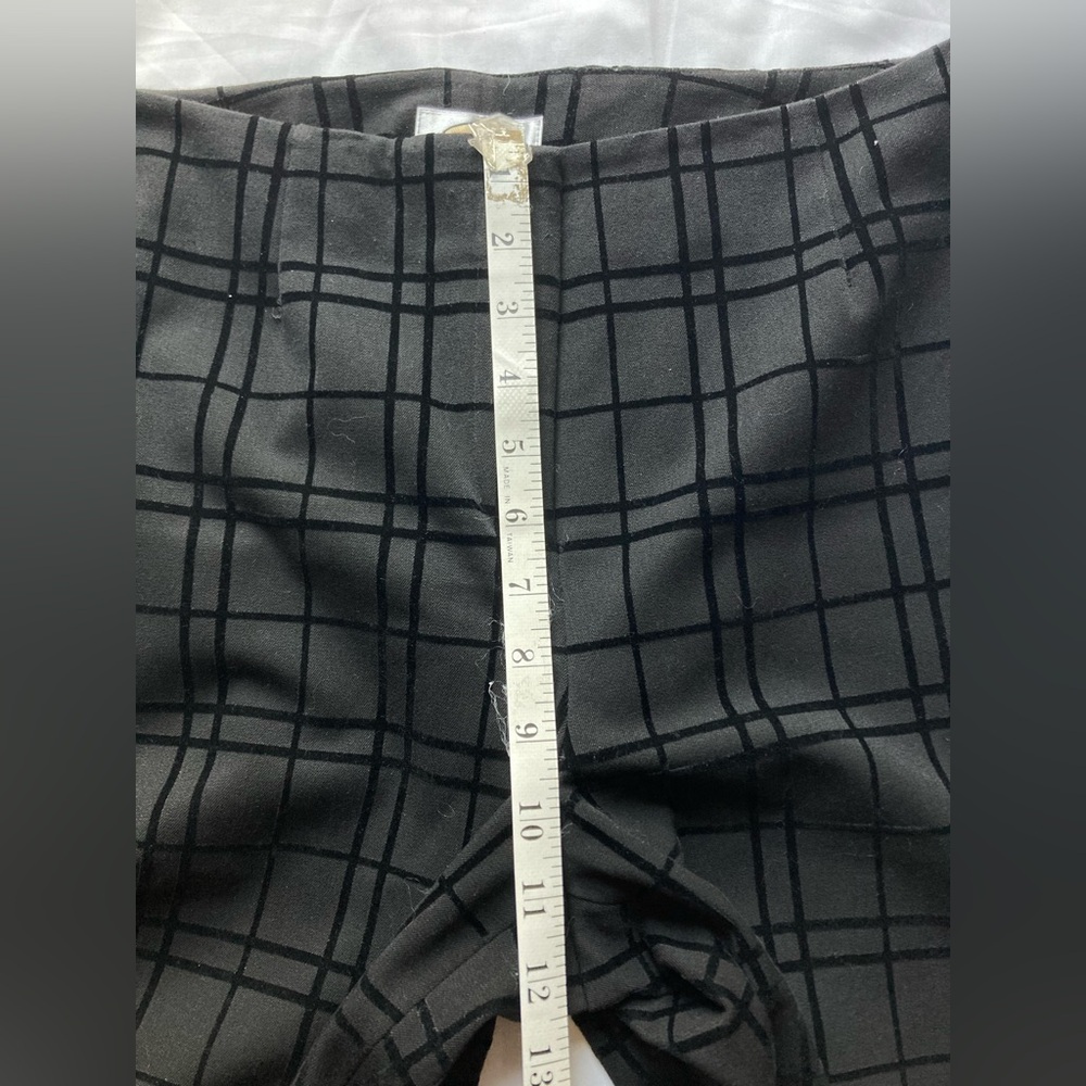 Talbots Stretch Polyester Viscose Blend Black Che… - image 6